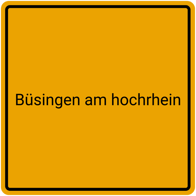 Meldebestätigung Büsingen am Hochrhein